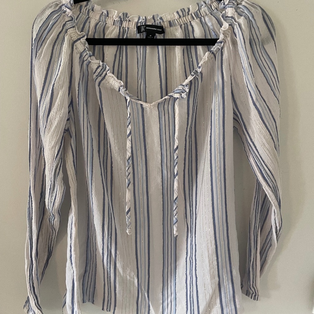 INC International Concepts flowy blouse size M